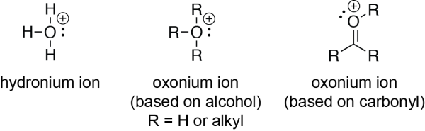 Oxonium Ions